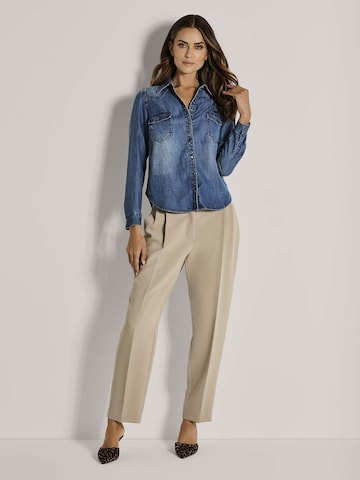 MADELEINE Blouse in Blauw