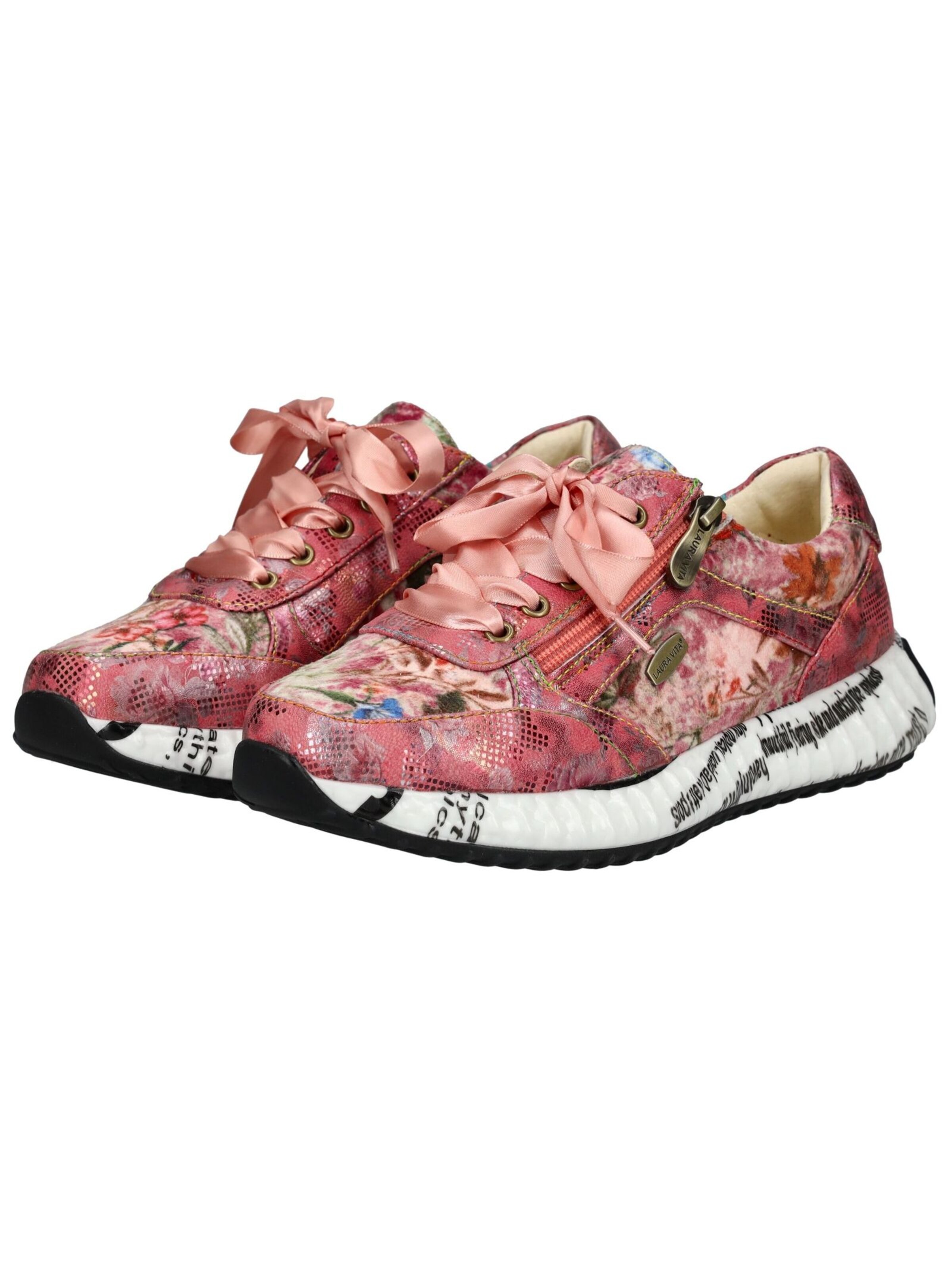 Baskets basses Laura Vita en rose