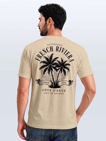 Neverless Shirt 'French Riviera' in Beige