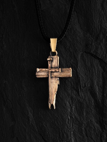 Ciondolo 'TITLES CRUCIS' di REYTEL in giallo