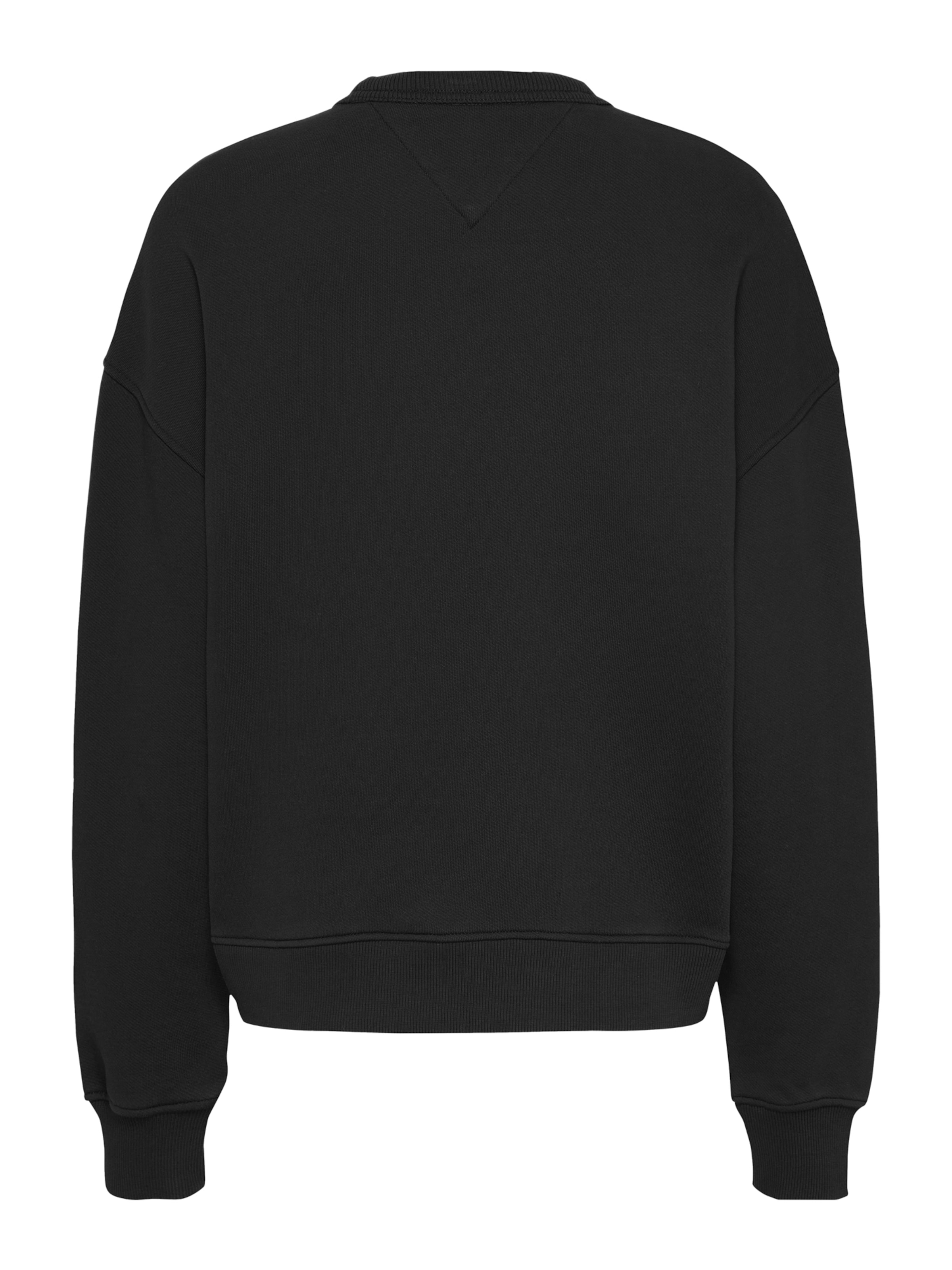 Tommy Jeans Sweatshirt in Schwarz