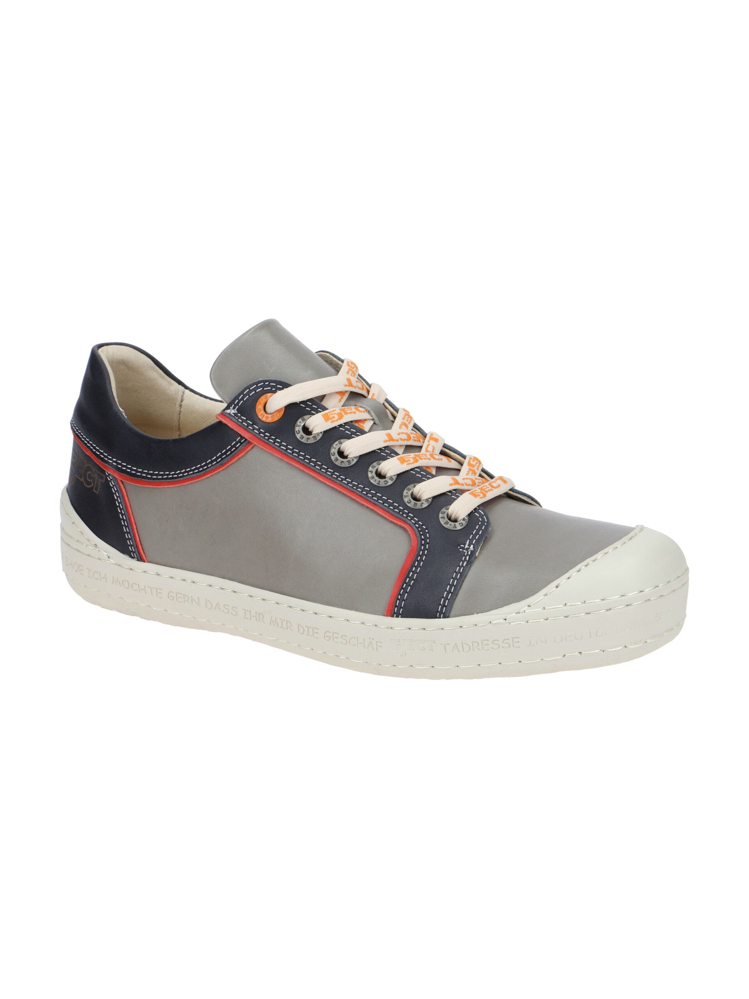 EJECT Sportlicher Schnürschuh 'Eject Dass Schuhe grau schwarz rot Sneaker 20955'‌‌‌‌‌‌‌‌ in Grau: Vorderseite