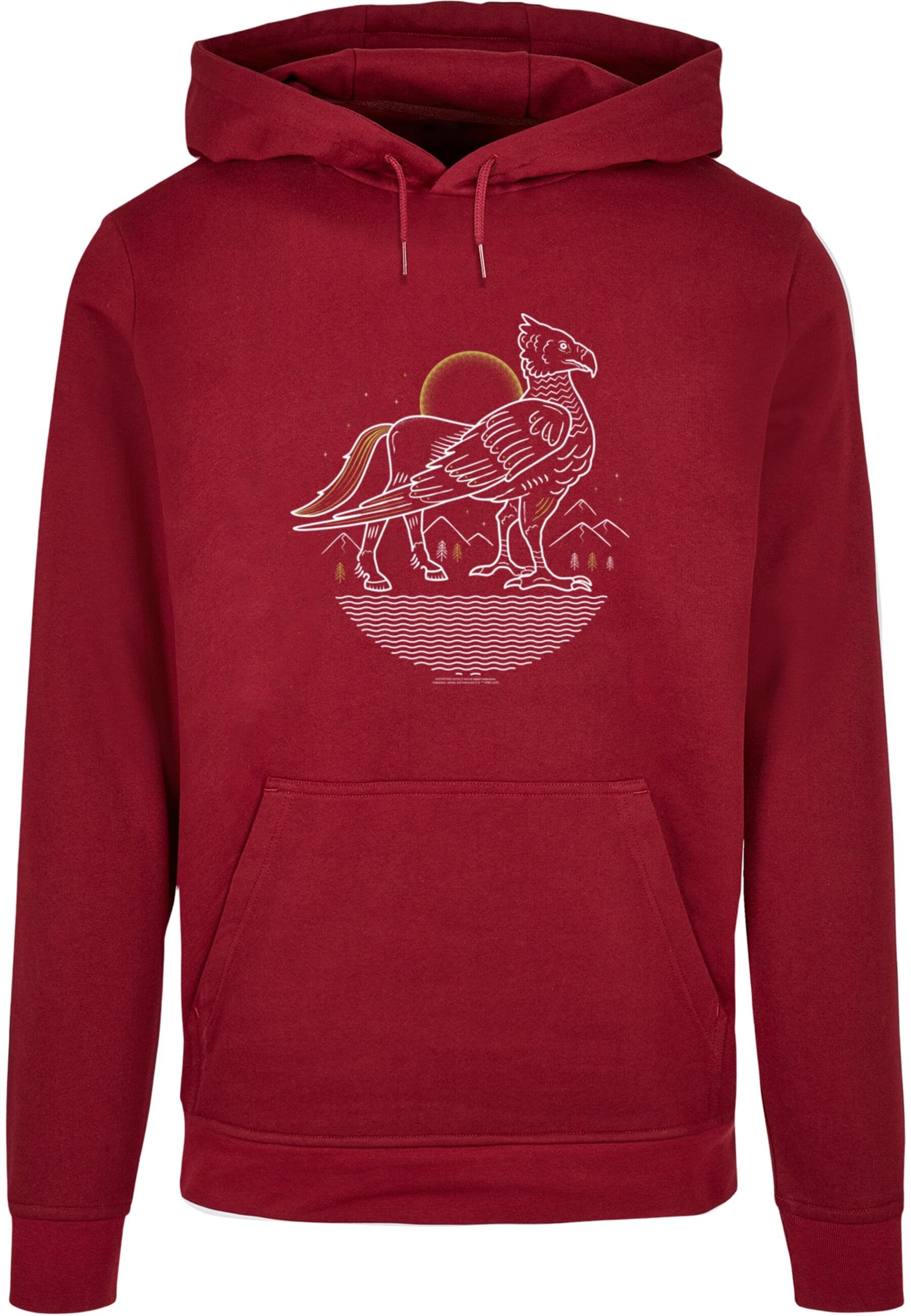 ABSOLUTE CULT Sweatshirt 'Harry Potter - Buckbeak' in Rood: voorkant