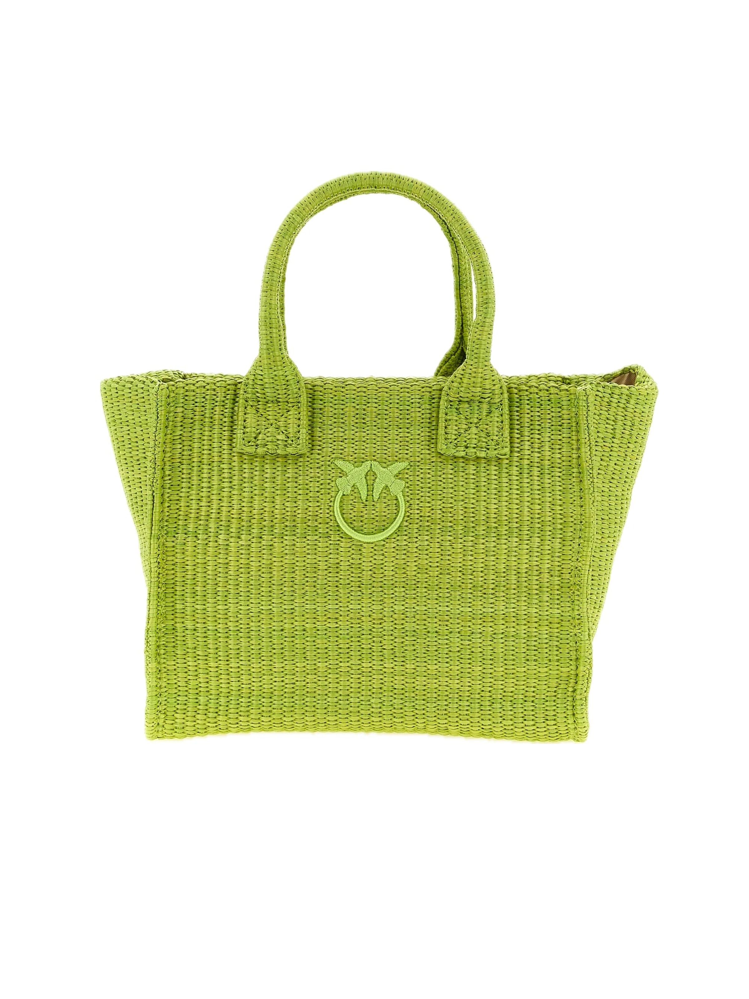 PINKO Shopper '106832 A39Y' in Green: front