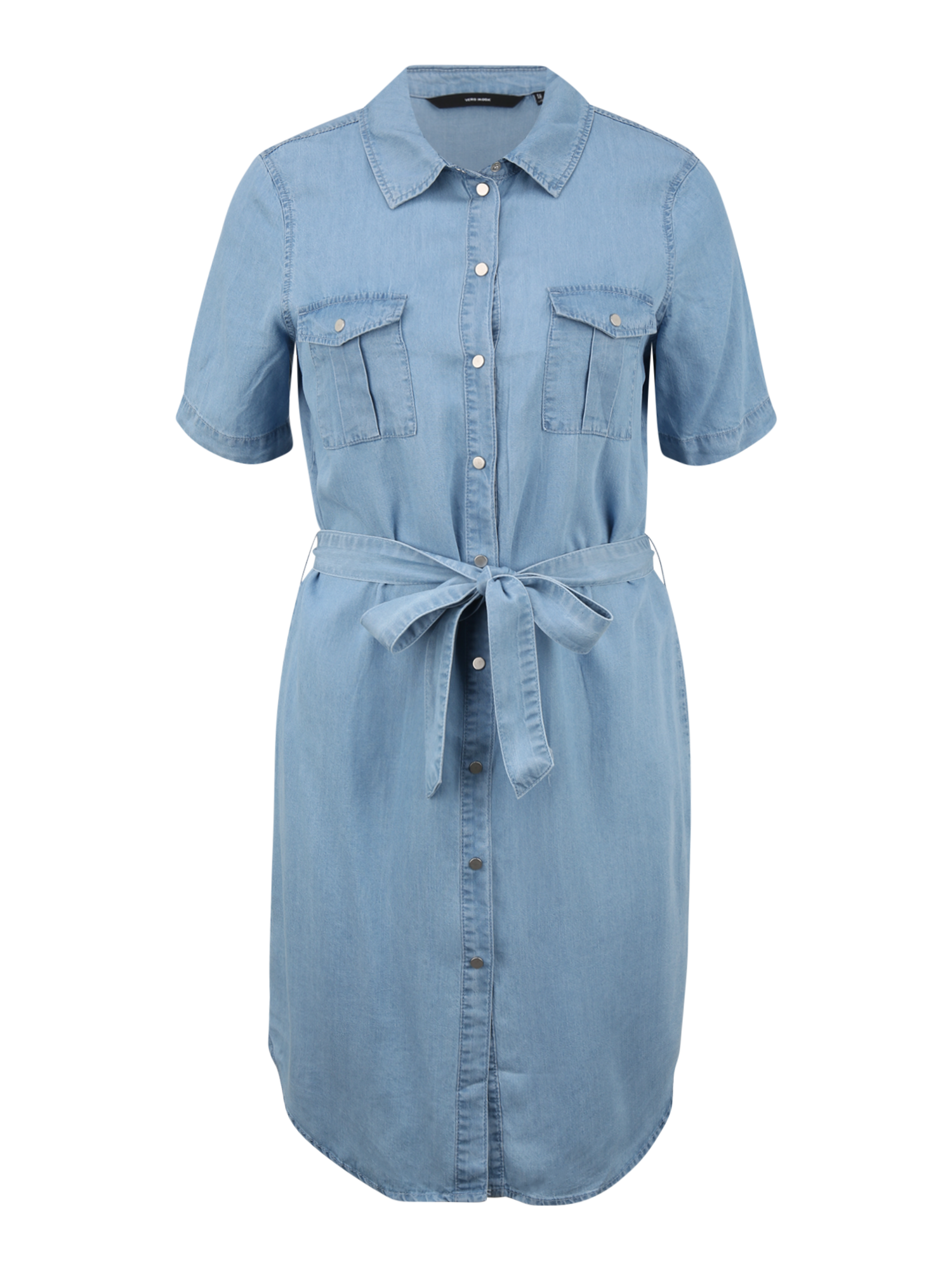 Odzież AGjyf Vero Moda Tall Sukienka koszulowa SILJA w kolorze Niebieskim 