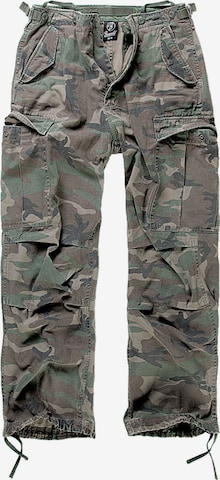 Brandit - Loosefit Pantalón cargo en verde: frente