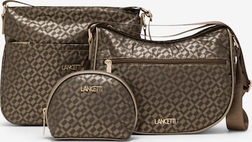 Lancetti - Mala de ombro 'Keith' em castanho: frente