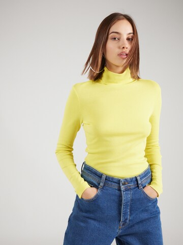 QS Shirt in Gelb: Vorderseite