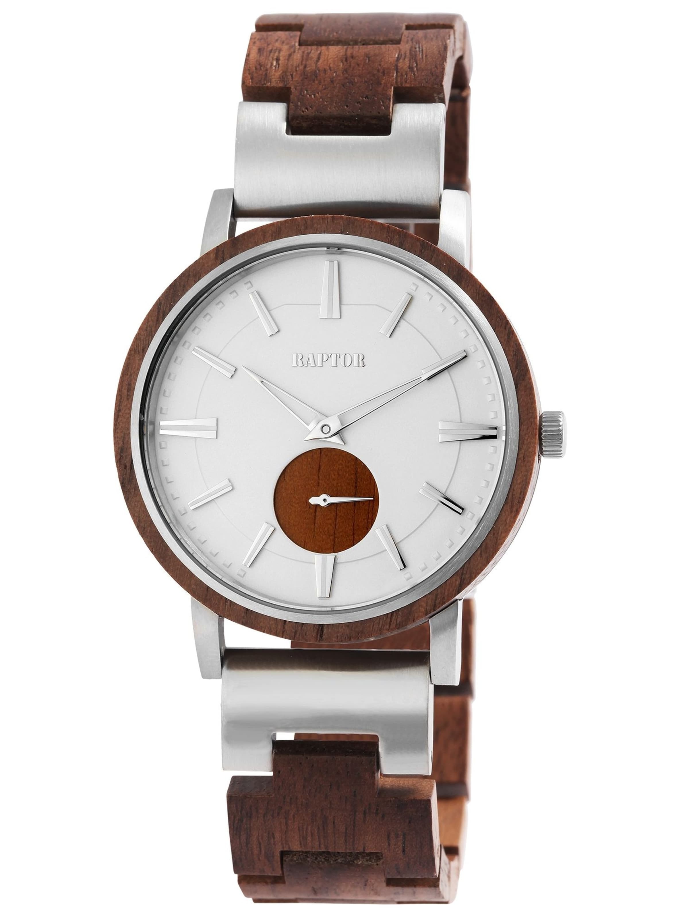 Raptor Analog Watch 'Birdy, silberfarbig, Mineralglas' in One size in Brown, Item view