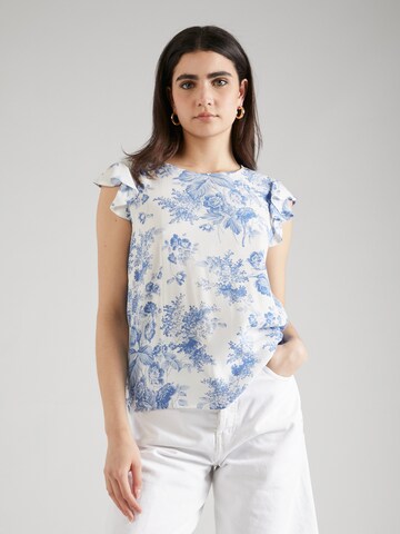 VILA - Blusa 'MINNA' em branco: frente