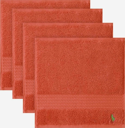 Ralph Lauren Home Waschlappen 'POLO PLAYER' in orange, Produktansicht