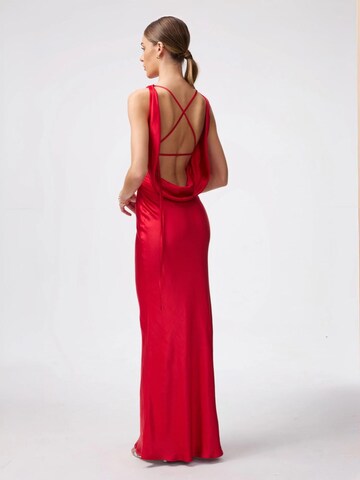 Ivory Field Dress 'Alice Evening Dress in red' in Red