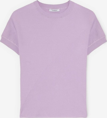 Pull-over MOTIVI en violet : devant