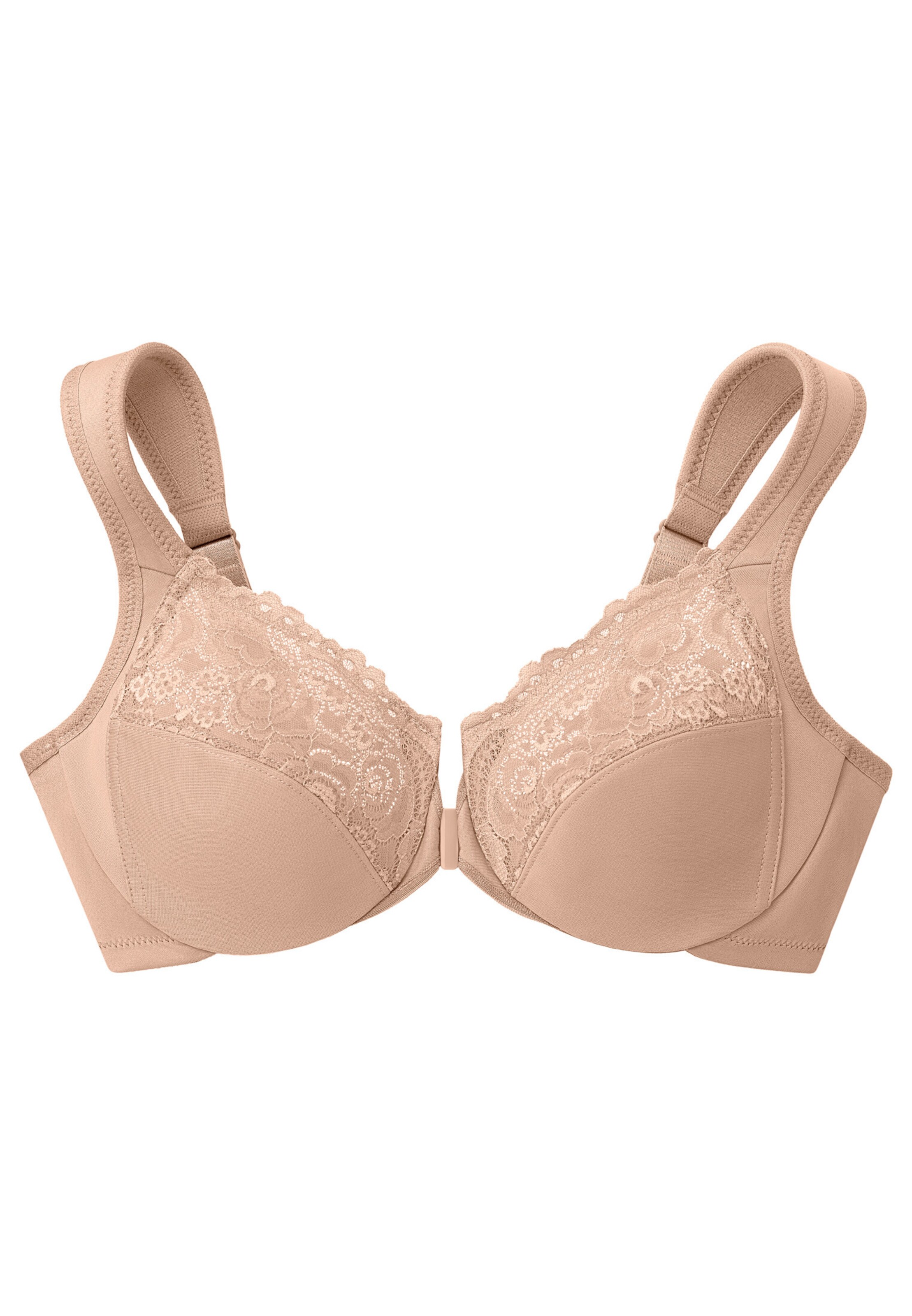 GLAMORISE T-shirt Bra in Beige: front