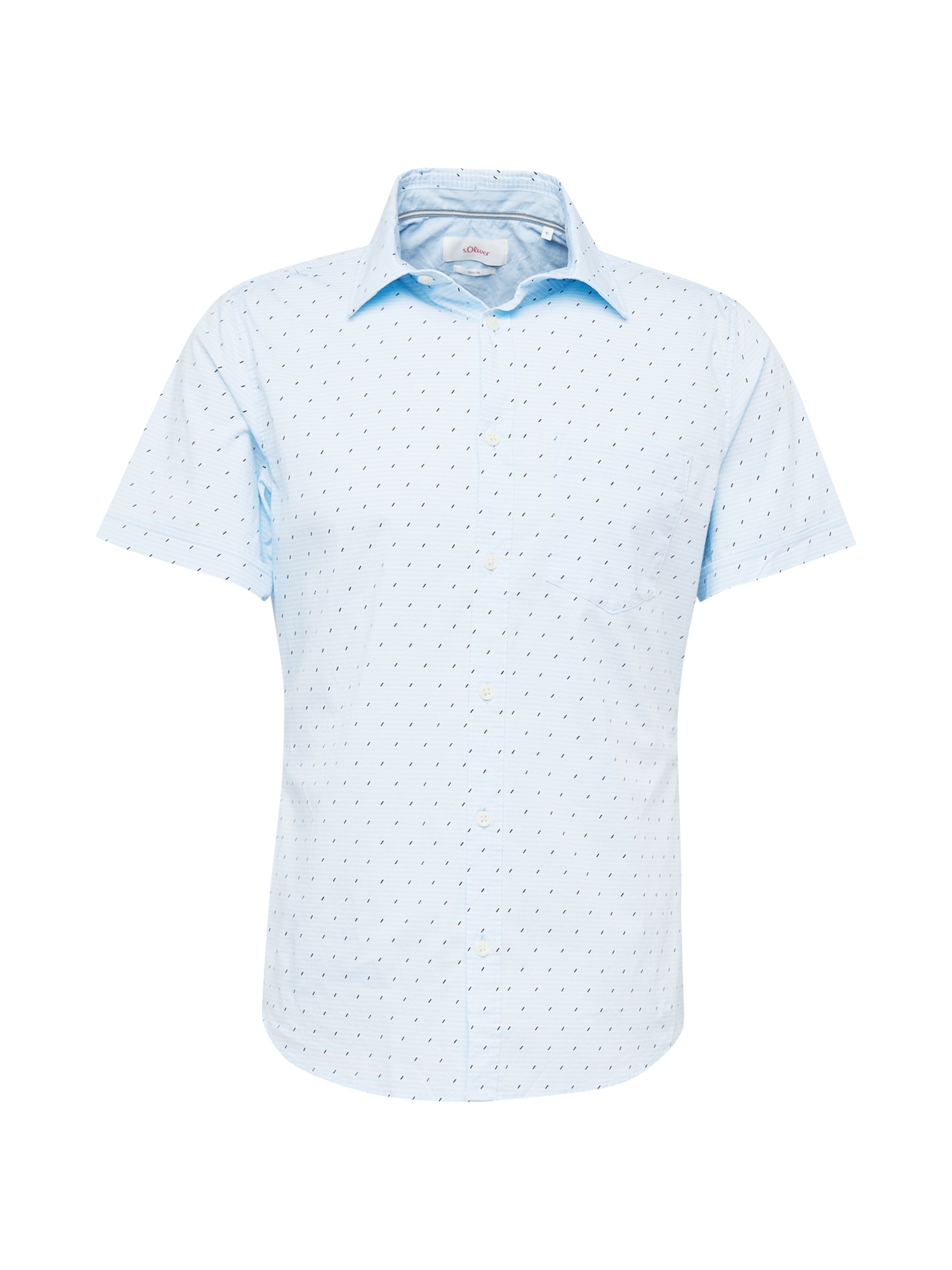 s.Oliver Regular fit Overhemd in Blauw: voorkant