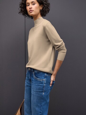 STREET ONE Pullover in Beige: Vorderseite