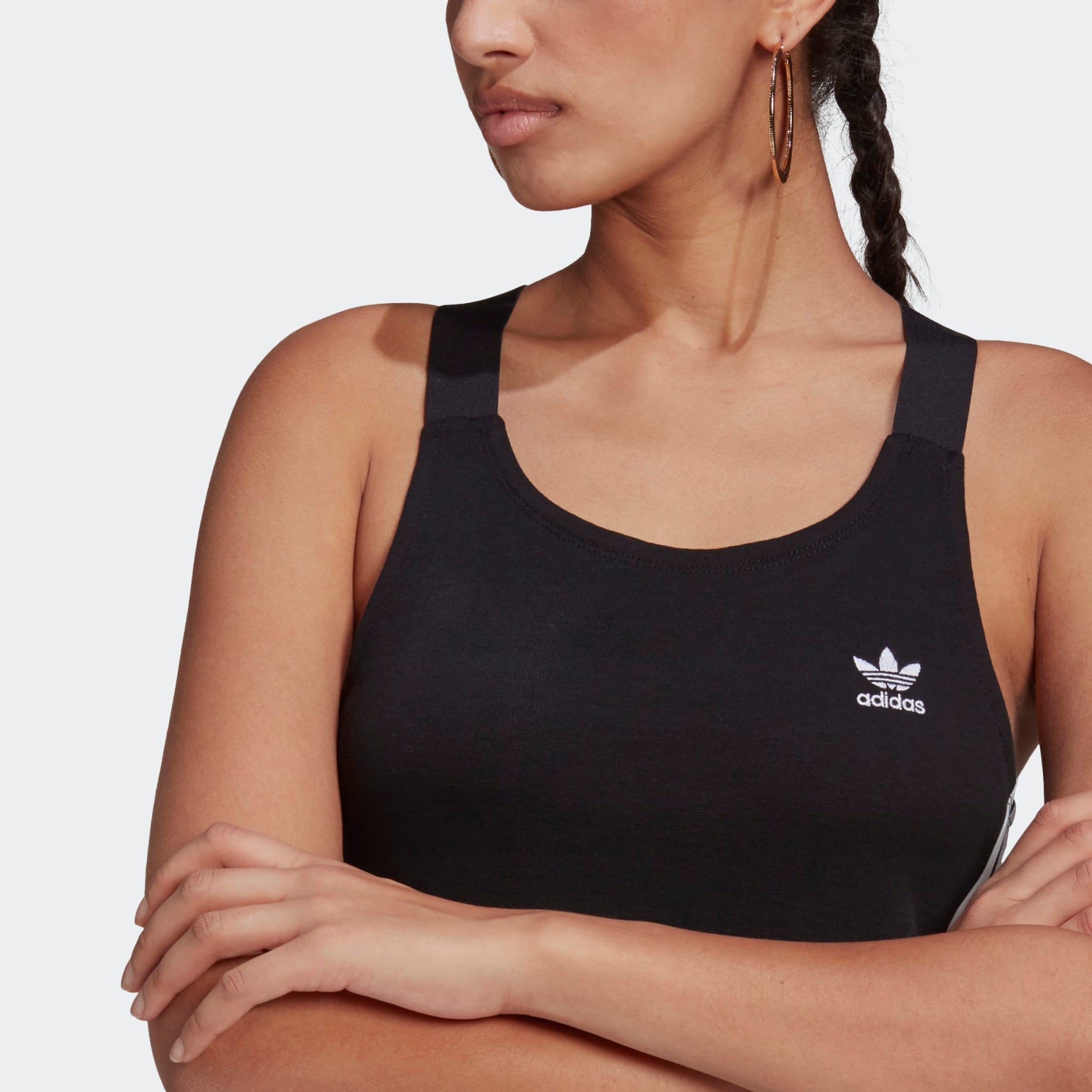 Frauen Große Größen ADIDAS ORIGINALS Kleid in Schwarz - PF32349 Frauen Große Größen ADIDAS ORIGINALS Kleid in Schwarz - PF32349