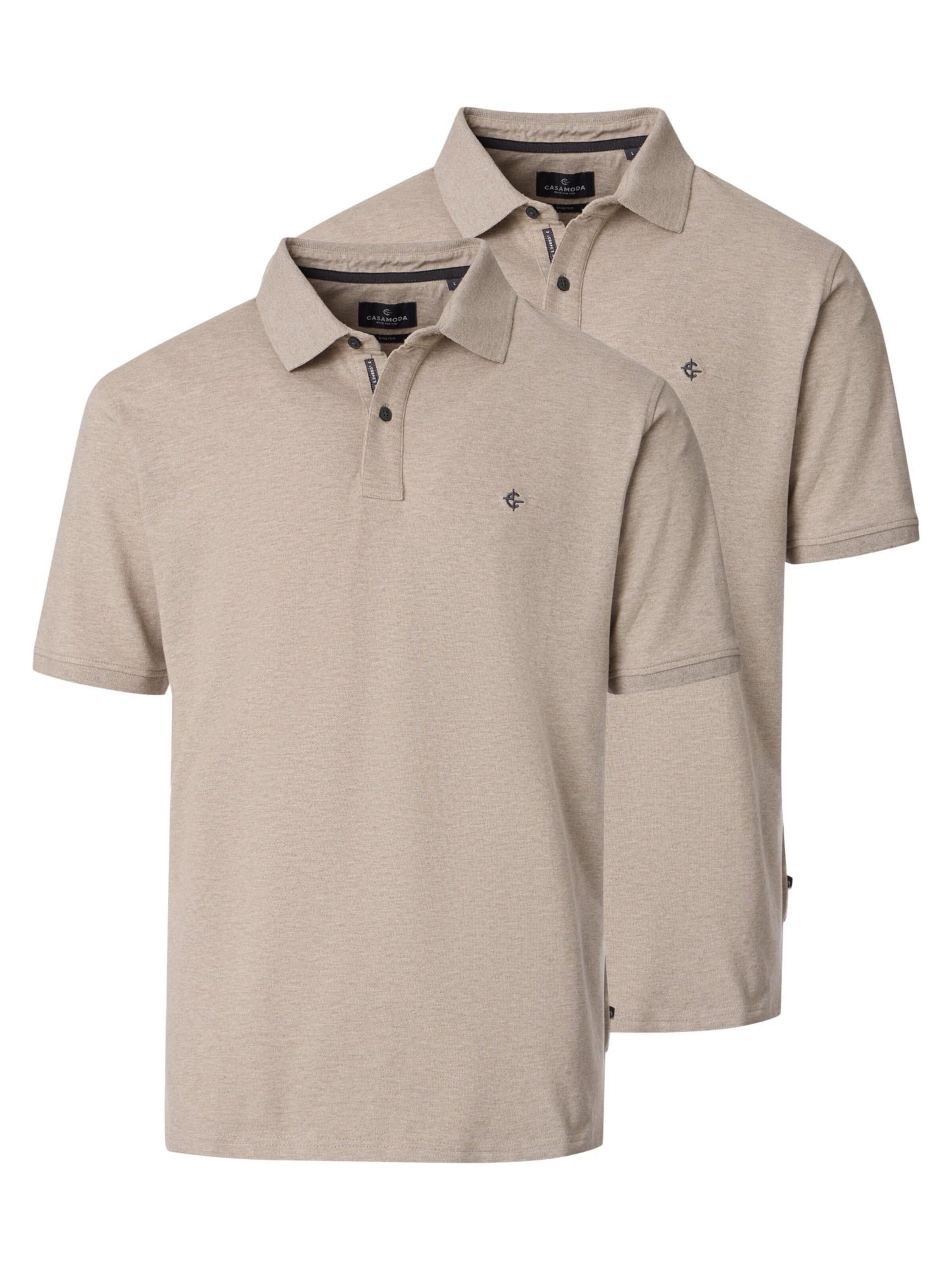 CASAMODA Shirt 'Basic' in Beige: front