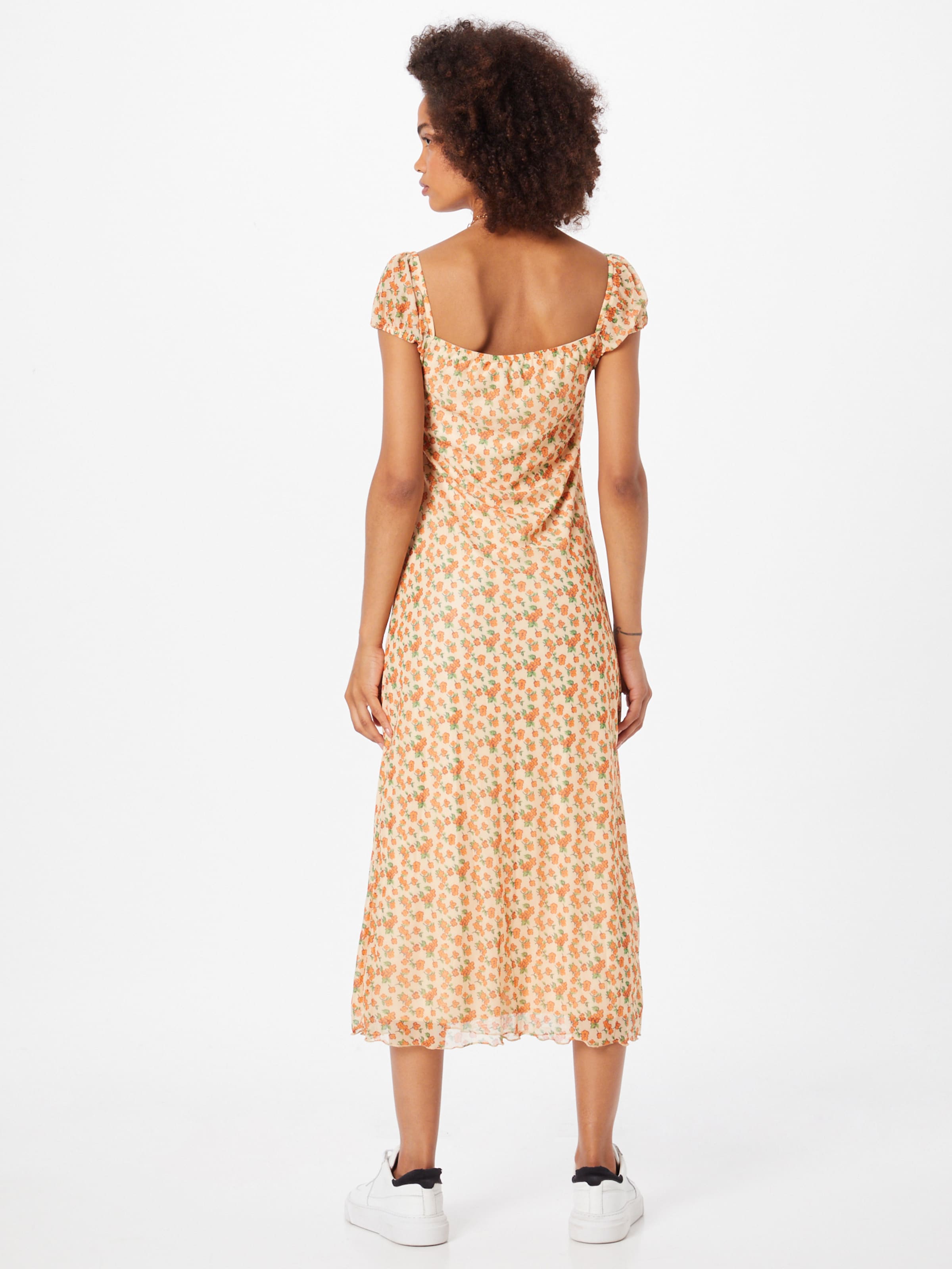 Frauen Große Größen Motel Kleid 'Windy' in Orange, Apricot - CD45151
