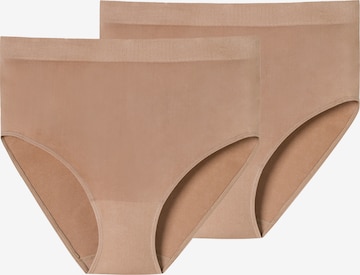 SCHIESSER Panty ' Retro Classic Seamless ' in Beige: front