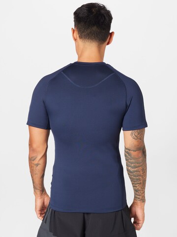 ADIDAS PERFORMANCE - Camiseta funcional 'Techfit 3-Stripes ' en azul