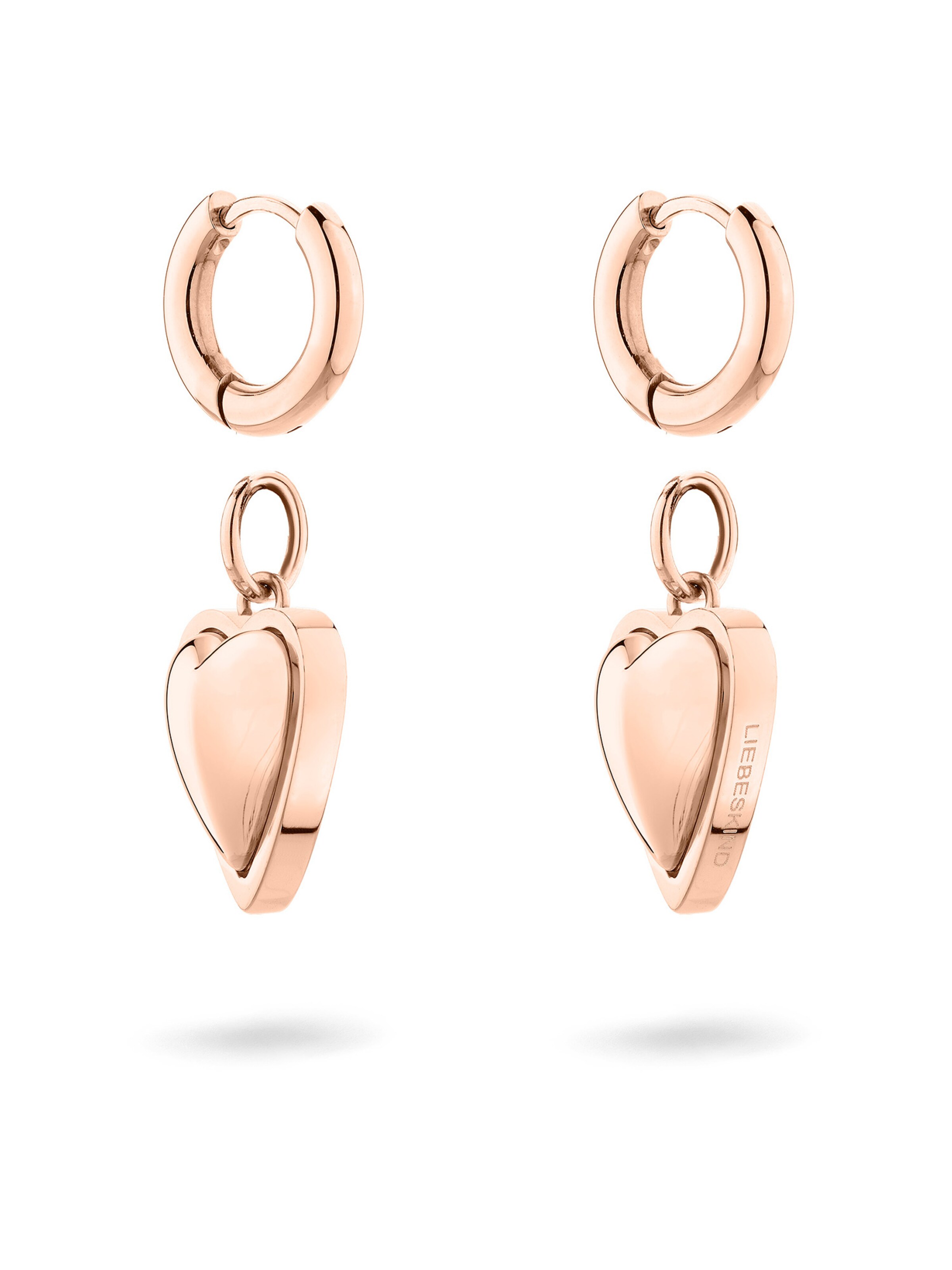 Liebeskind Berlin Earrings 'Heart' in Gold