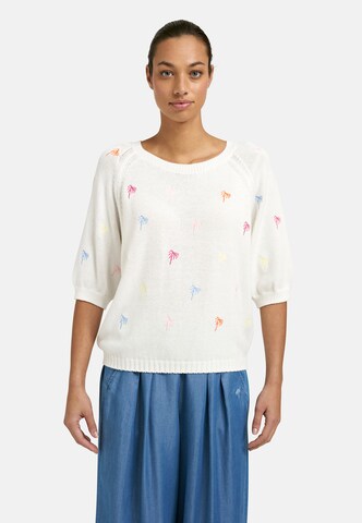 Smith&Soul Sweater in White: front