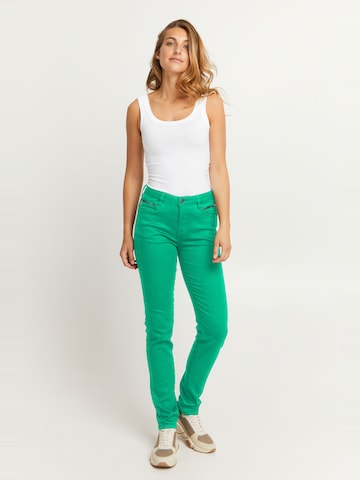 Fransa - Slimfit Pantalón 'Lomax' en verde