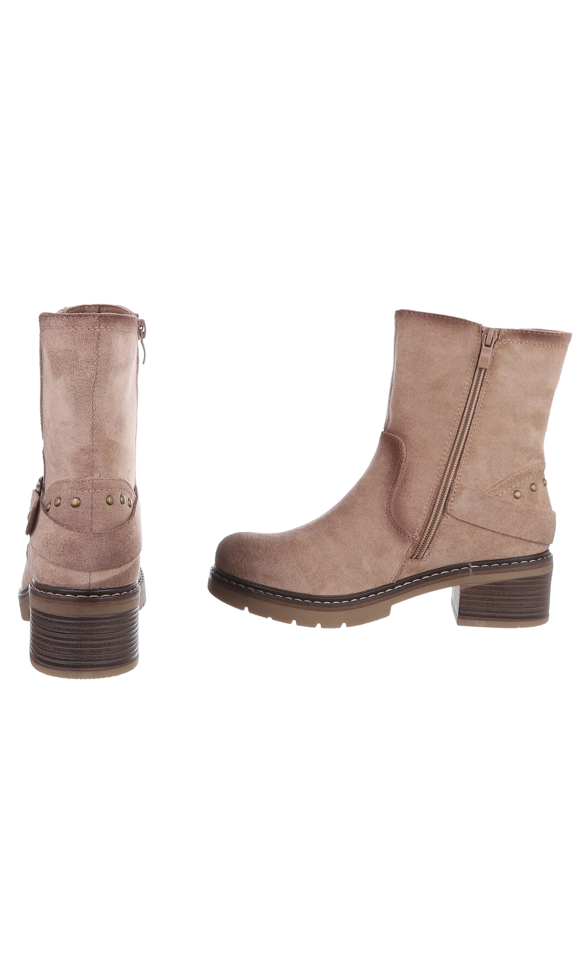 Ital-Design Stiefelette in Braun