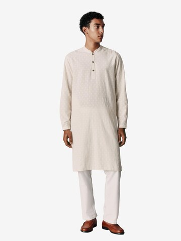 Next Regular fit Button Up Shirt in Beige