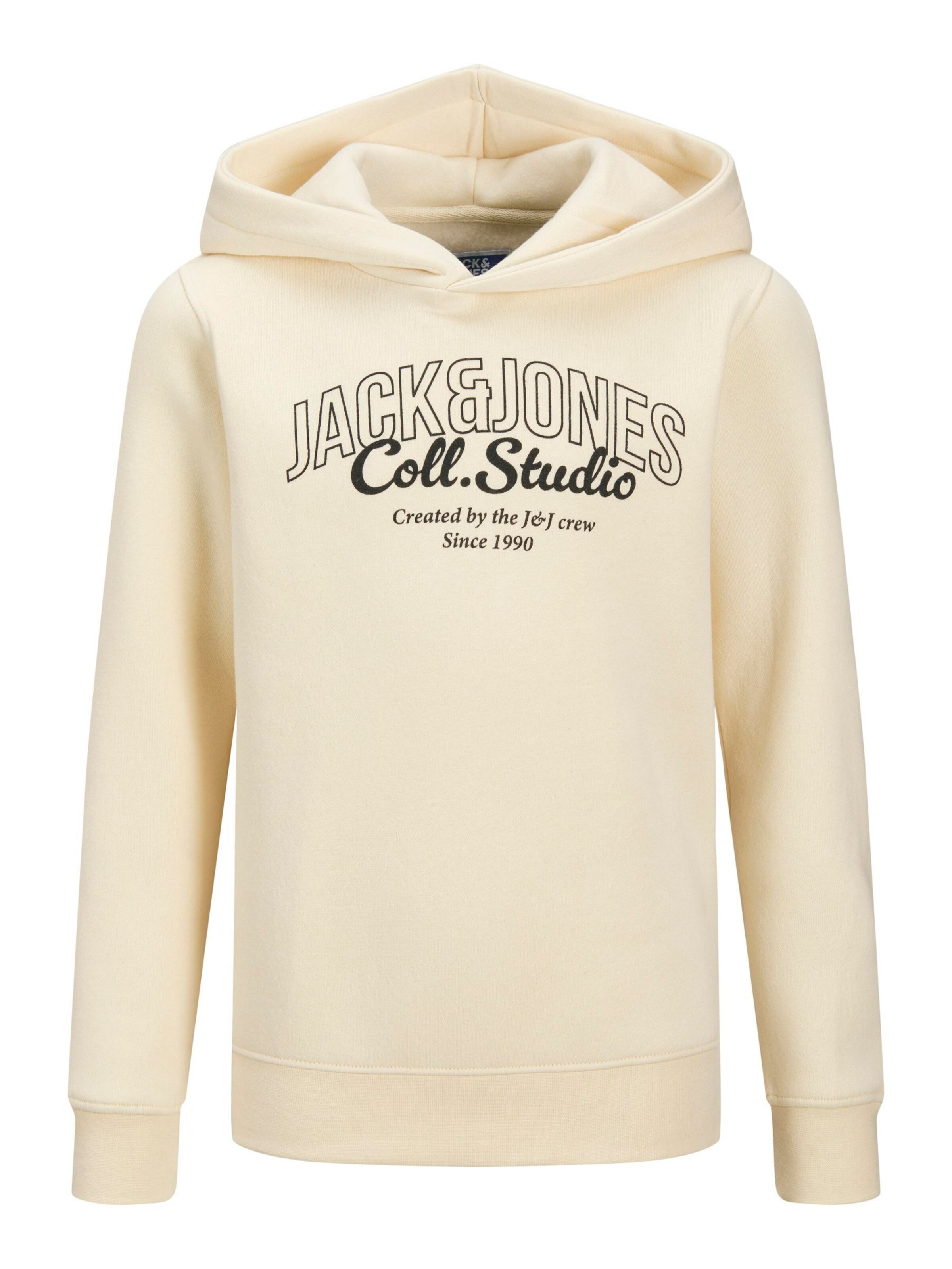 Jack & Jones Junior Sweatshirt in Beige: front
