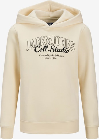 Jack & Jones Junior Sweatshirt in Beige: Vorderseite