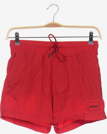 HUGO Shorts in 33 in Red: front