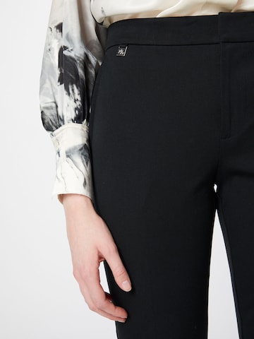 Slimfit Pantaloni 'LYCETTE' de la Lauren Ralph Lauren pe negru