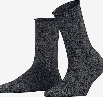 FALKE Socken 'Shiny' in Blau: Vorderseite
