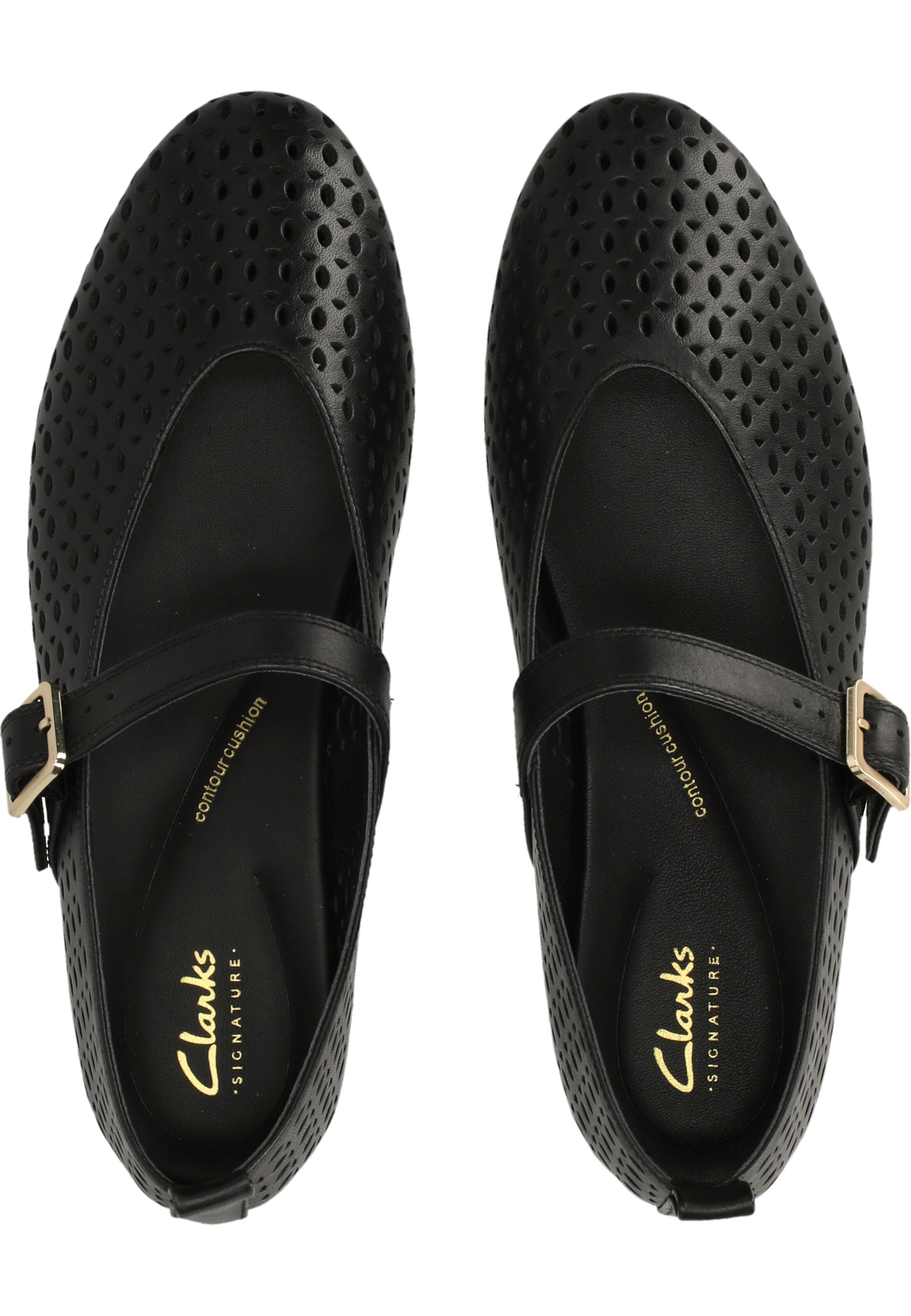 CLARKS Sandale 'Fawna Jane' in Schwarz