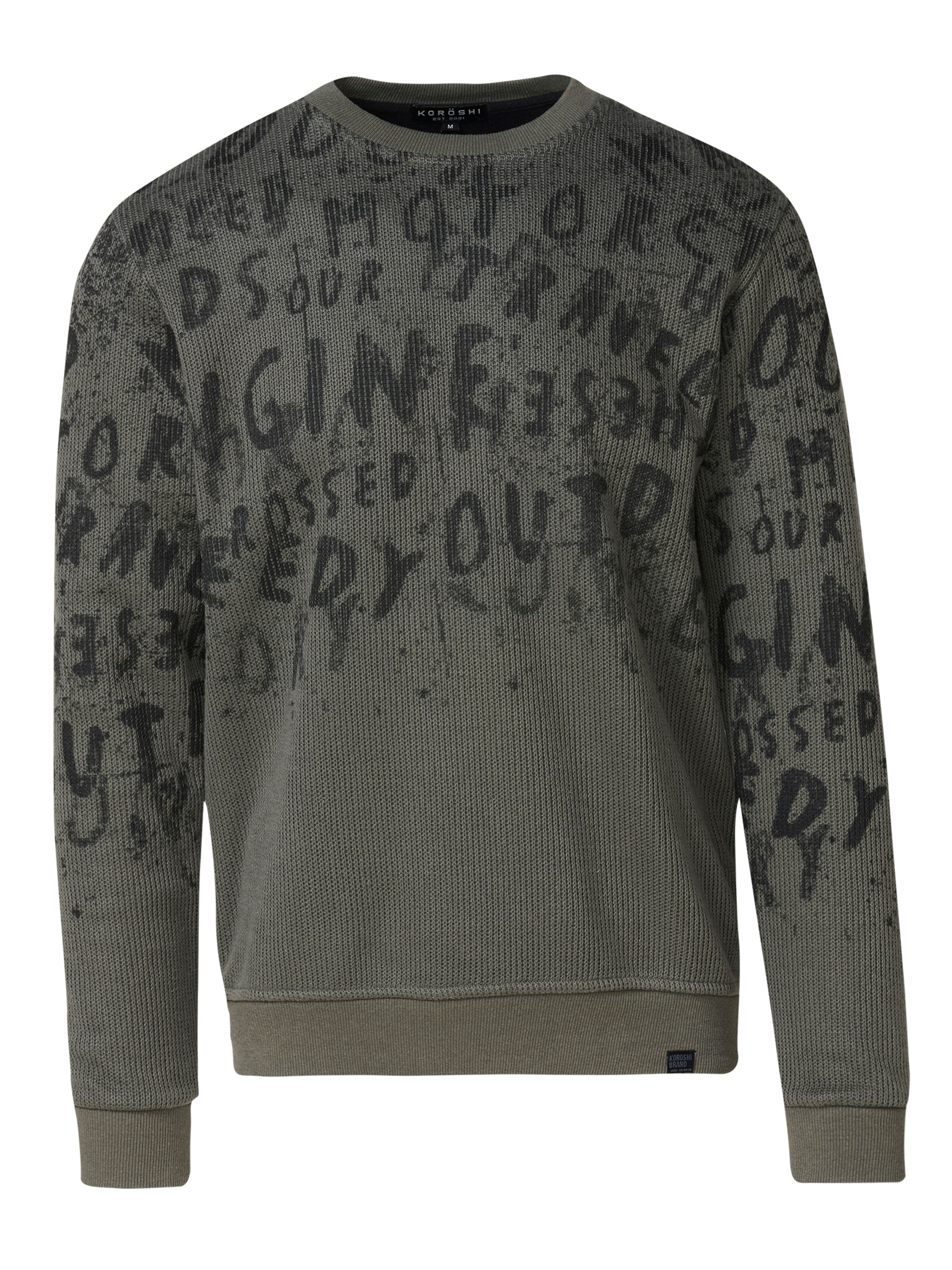 KOROSHI Sweater in Green: front