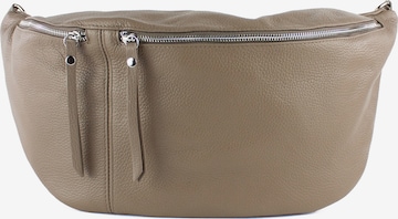 lePelou Gürteltasche 'CLARA' in Grau: Vorderseite
