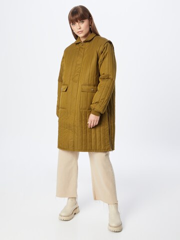 MADS NORGAARD COPENHAGEN Winter Coat 'Soltau' in Brown: front