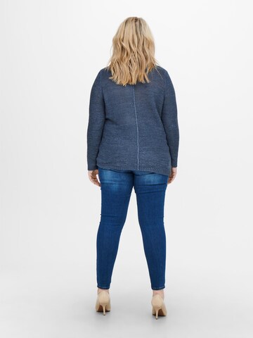 ONLY Carmakoma Sweater 'FOXY' in Blue