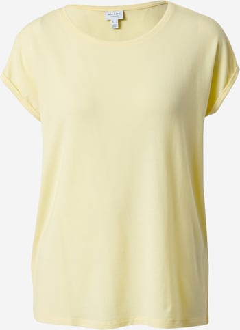 VERO MODA - Camiseta 'AVA' en amarillo: frente