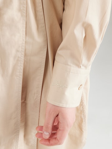 BOSS Shirt dress 'C_Delegant_1' in Beige