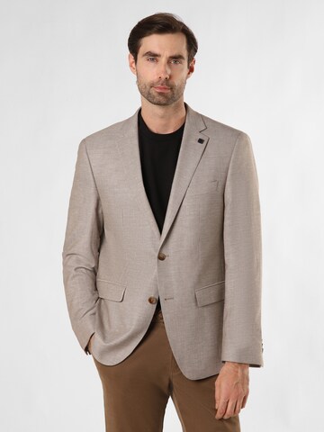 HECHTER PARIS Regular fit Business Blazer in Brown: front