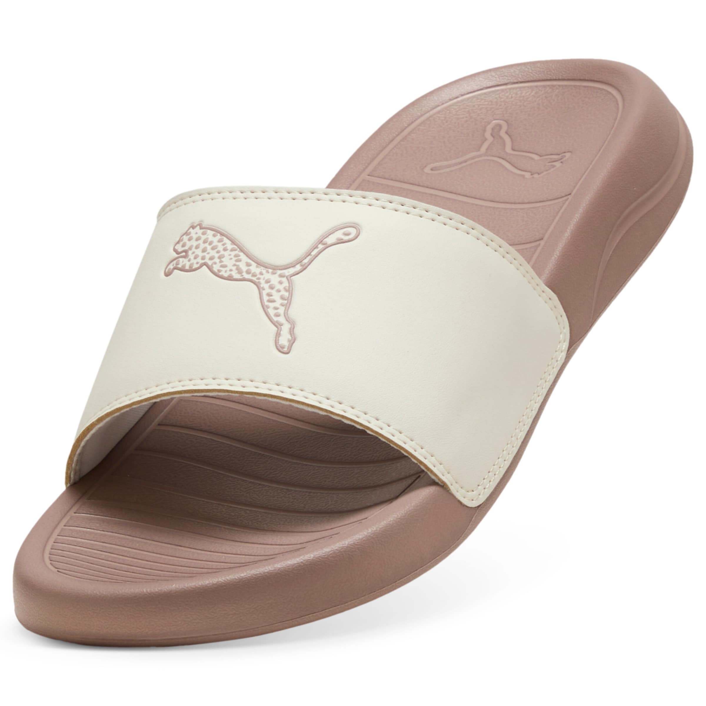 PUMA Beach & Pool Shoes in Beige: front