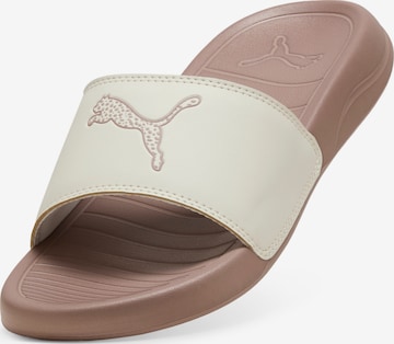 PUMA Beach & Pool Shoes in Beige: front