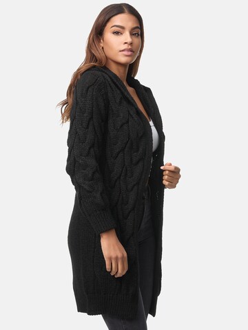 Elara Knitted coat in Black