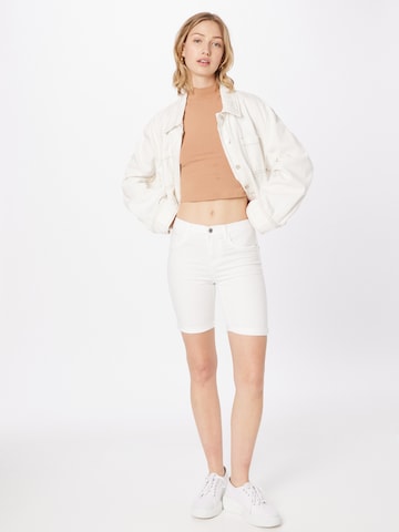 ONLY Slimfit Jeans 'Rain' in Weiß