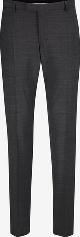 STRELLSON Regular Pleated Pants 'Mercer' in Black: front