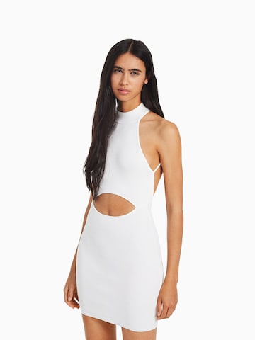 Robe Bershka en blanc : devant