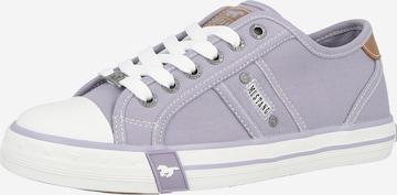 MUSTANG Низкие кроссовки в Лиловый: спереди